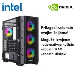 Računalo ADM Gaming High Range G198 Intel i5-14600KF, 32GB DDR4, 1TB SSD NVMe, RTX4070Ti SUPER, No OS