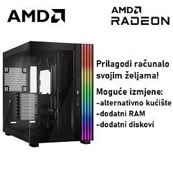 Računalo ADM Gaming Top Range G211 AMD Ryzen 9 9900X, 32GB DDR5, 1TB SSD NVMe, RX7900XTX, No OS