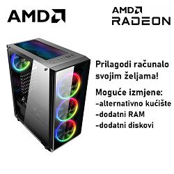 Računalo ADM Gaming High Range G217 AMD Ryzen 5 9600X, 16GB DDR5, 1TB SSD NVMe, RX6750XT, No OS