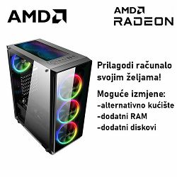 Računalo ADM Gaming Middle Range G233 AMD Ryzen 5 3600, 16GB DDR4, 1TB SSD NVMe, RX6600, Windows 11 Pro