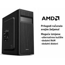 Računalo ADM Business B88 AMD Ryzen 3 3200G, 8GB DDR4, 500GB SSD NVMe, AMD Radeon Graphics, Windows 11 Pro