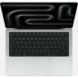 Apple MacBook Pro 14.2" Liquid Retina XDR, silver, M3 Pro - 11/14 Core CPU, 18GB, 512GB SSD, Space Grey, DE layout, MRX63D/A