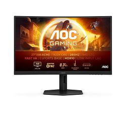 AOC C27G4ZXU 27" FHD Curved VA, 280Hz, 2xHDMI, DisplayPort