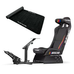 Playseat PROMO BUNDLE: Playseat Evolution PRO- NASCAR Edition, NAS.00226 + Playseat Floor Mat XL, R.AC.00178