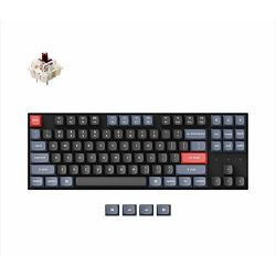 Tipkovnica mehanička Keychron K8 Pro, Gateron G Pro Brown, Bluetooth, Black, K8P-J3