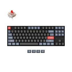 Tipkovnica mehanička Keychron K8 Pro, Gateron G Pro Red, Bluetooth, Black, K8P-J1