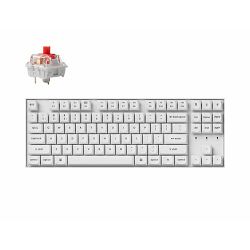 Tipkovnica mehanička Keychron K8 Pro, Gateron G Pro Red, Bluetooth, White, K8P-Q1