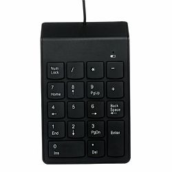 Numerička tipkovnica Gembird KPD-U-03, USB, Crna, GEM-KPD-U-03