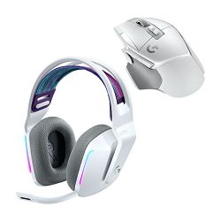 Logitech G502X Lightspeed White + Logitech G733 Headset White, ADM Bundle