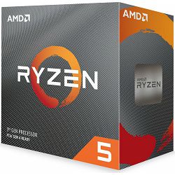 CPU AMD Ryzen 5 3600 BOX, AM4, 3.60-4.20GHz, with Wraith Spire Cooler, procesor, 100-100000031SBX