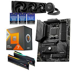 AMD Bundle Ryzen 7 7800X3D Promo, MSI B650 TOMAHAWK WiFi, DDR5 32GB (2x16) G.Skill, 6000MHz, Trident Z5 NEO RGB, AMD EXPO, Arctic Liquid Freezer III 360 Black