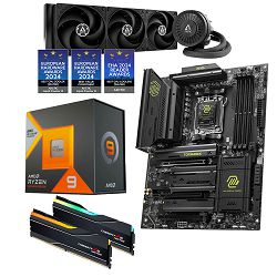 AMD Bundle Ryzen 9 7950X3D Promo, MSI MAG X670E Tomahawk WIFI, DDR5 64GB (2x32) G.Skill, 6000MHz, AMD EXPO, Trident Z5 NEO RGB Black, Arctic Liquid Freezer III 360 Black