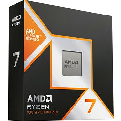 CPU AMD Ryzen 7 9800X3D BOX bez coolera, (4.70-5.20GHz, AM5), 8 Cores/16 Threads, 100-100001084WOF