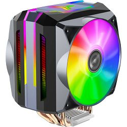 Jonsbo cooler CR-1100, A-RGB, Black, Intel/AMD, 2x120mm, TDP 165W