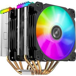 Jonsbo cooler CR-2000 GT, A-RGB, Black, Intel/AMD, 2x120mm, TDP 165W