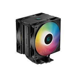 DeepCool cooler AG400 Digital Plus ARGB, Intel/ADM, 2x120mm, TDP 220W, Black, R-AG400-BKADMP-G-1