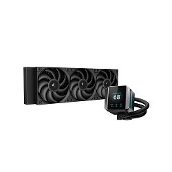 DeepCool vodeno hlađenje MYSTIQUE 360, LCD, Black, 360mm, R-LX750-BKDSNMP-G-1