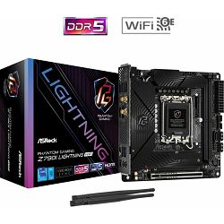 Asrock Z790I Phantom Gaming, Intel Z790, Intel LGA 1700, DDR5, Mini-ITX, 90-MXBNM0-A0UAYZ