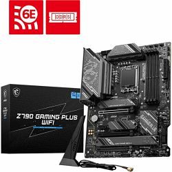 MSI Z790 Gaming Plus WIFI, Intel Z790, Intel LGA 1700, DDR5, 7E06-026R