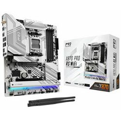 Asrock X870 Pro RS WiFi, DDR5, AMD X870, AM5, 90-MXBQ00-A0UAYZ