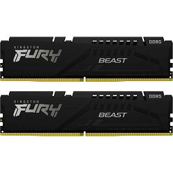 DDR5 32GB (2x16) Kingston, 5200MHz, Fury Beast Black, Intel XMP, KF552C36BBEK2-32