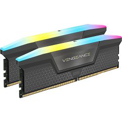 DDR5 32GB (2x16) Corsair, 6000MHz, VENGEANCE RGB Grey, CL30, AMD EXPO, CMH32GX5M2B6000Z30K