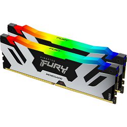 DDR5 96GB (2x48) Kingston, 6400MHz, FURY Renegade RGB black/silver, Intel XMP 3.0, KF564C32RSAK2-96