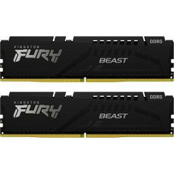 DDR5 32GB (2x16) Kingston, 6000MHz, Fury Beast Black, KF560C40BBK2-32