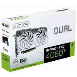 Asus RTX4060Ti DUAL-RTX4060TI-O8G-WHITE, GDDR6, 90YV0J42-M0NA00