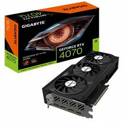 Gigabyte RTX4070 Windforce 12GB OC V2, 12GB GDDR6X, GV-N4070WF3OCV2-12GD