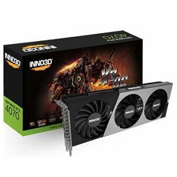 INNO3D RTX4070 X3 OC, 12GB, GDDR6, N40703-12D6X-179052L