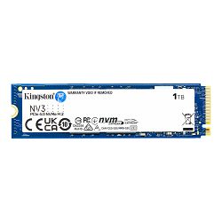 Kingston SSD 1TB, NV3,  M.2 2280 NVMe PCIe 4.0 x4 NVMe, SNV3S/1000G