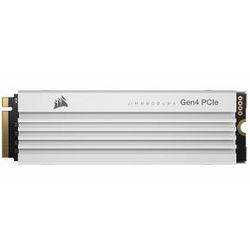 CORSAIR SSD 2TB, Gen4 MP600 PRO LPX White, NVMe, 7100/6800 MB/s, CSSD-F2000GBMP600PLPW