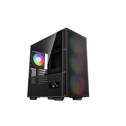 DeepCool Midi Tower CH560 Digital, ARGB, LCD, glass window, Black, R-CH560-BKAPE4D-G-1