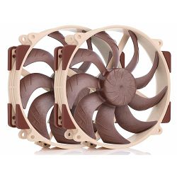 Noctua ventilator 140mm NF-A14x25r G2 PWM Sx2-PP 2-pack, Push and Pull