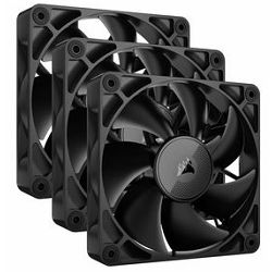 Corsair ventilator 120mm iCUE Link RX120, PWM, 3-Pack, Black, CO-9051010-WW