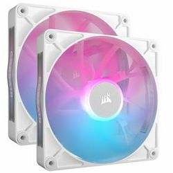 Corsair ventilator 140mm iCUE Link RX140, PWM, RGB, 2-Pack,White, CO-9051024-WW