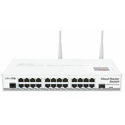 MikroTik Cloud Router/Switch CRS125-24G-1S-2HnD-IN, 25-Port Cloud Core Wireless AP/Router/Layer3 Desktop Switch