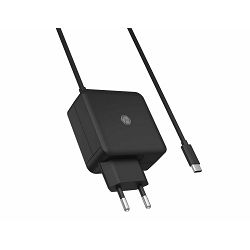 Kućni punjač IcyBox PS111-PD, 65W, kabel 1.5m, USB-C, Crni, IB-PS111-PD