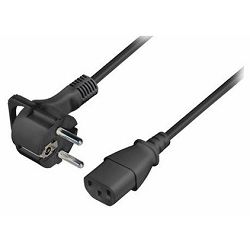 Kabel za napajanje 220V 2.5m kutni, IEC320 C13, TRN-N20-2,5L