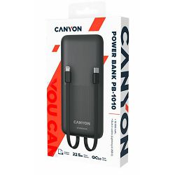 Canyon Powerbank PB-1010 10000mAh Black, CNE-CPB1010B