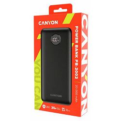 Canyon Powerbank PB-2002 20000mAh Black, CNE-CPB2002B