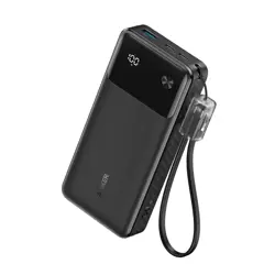 Anker powerbank 20000mAh, 30W, USB-C kabel, A1384G11