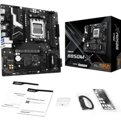 Asrock B850M-X, AM5, DDR5, AMD850, 90-MXBR10-A0UAYAZ