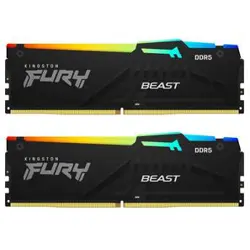 DDR5 16GB (2x8) Kingston, 5600MHz, Fury Beast RGB EXPO, KF556C36BBEAK2-16