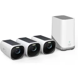 Eufy by Anker Security EufyCam 3 set of 3 cameras + base, T88723W1