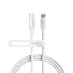 Kabel USB Anker 541 0.9m USB-C/Lightning, 100W, bijeli, A80A1G21