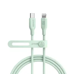 Kabel USB Anker 541 0.9m USB-C/Lightning, 100W, zeleni, A80A1G61