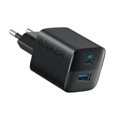 Kućni punjač Anker 323, 2-port, 33W, crni, A2331G11