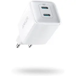 Kućni punjač Anker 521, 2x USB-C, 40W, bijeli, A2038G21